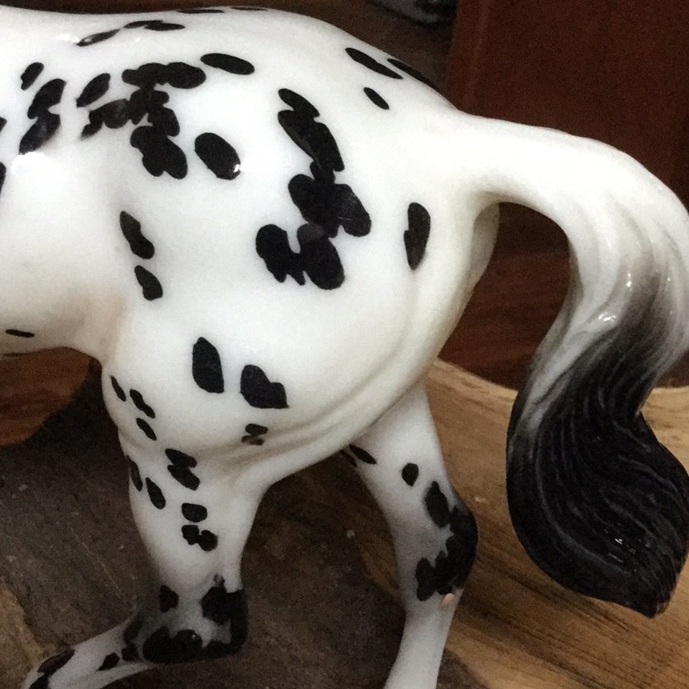 Breyer horse statue breyerfest 2022 special run Brahm spotted horse equestrian - Picture 5 of 11